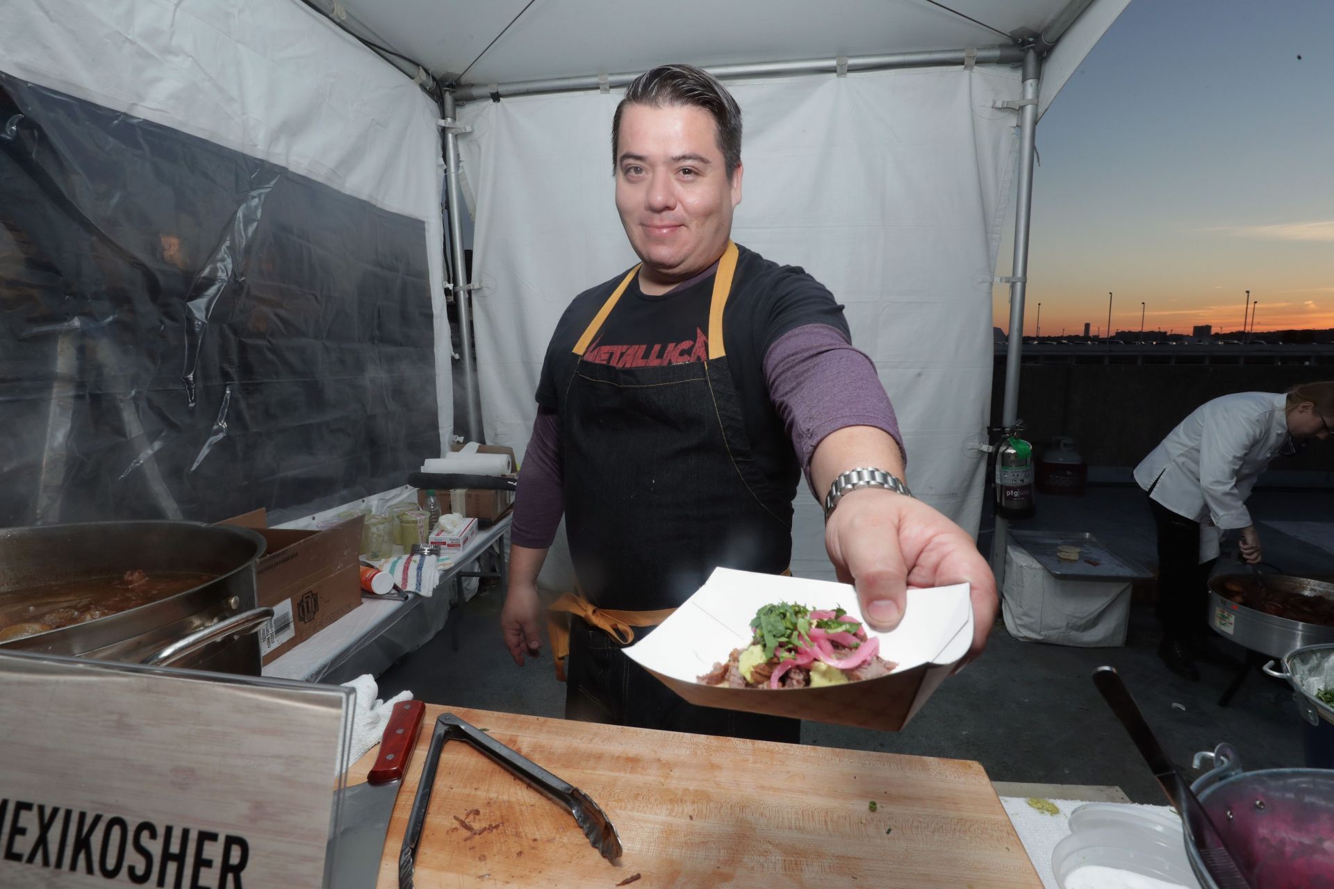 Food Network &amp; Cooking Channel New York City Wine &amp; Food Festival Presented By Coca-Cola - Rooftop &quot;Chopped&quot; - Source: Getty