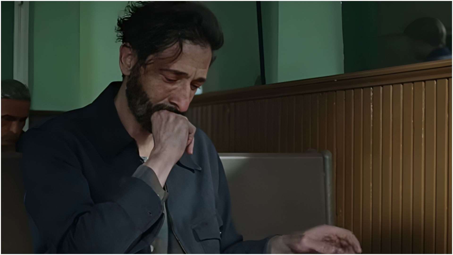 A still from The Brutalist | Image via A24 YouTube