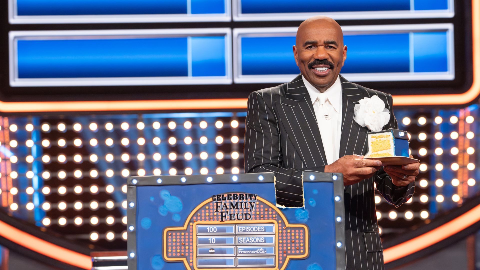 Steve Harvey is going to moderate the &quot;Feud&quot; between General Hospital and The Young and the Restless l Image: Disney/Eric McCandless
