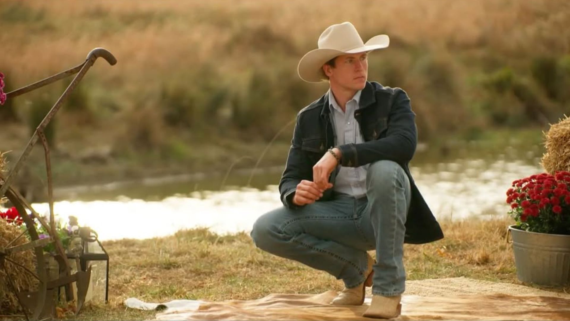 Colton on Farmer Wants a Wife (Image via Instagram/ @coltonhendricks54)