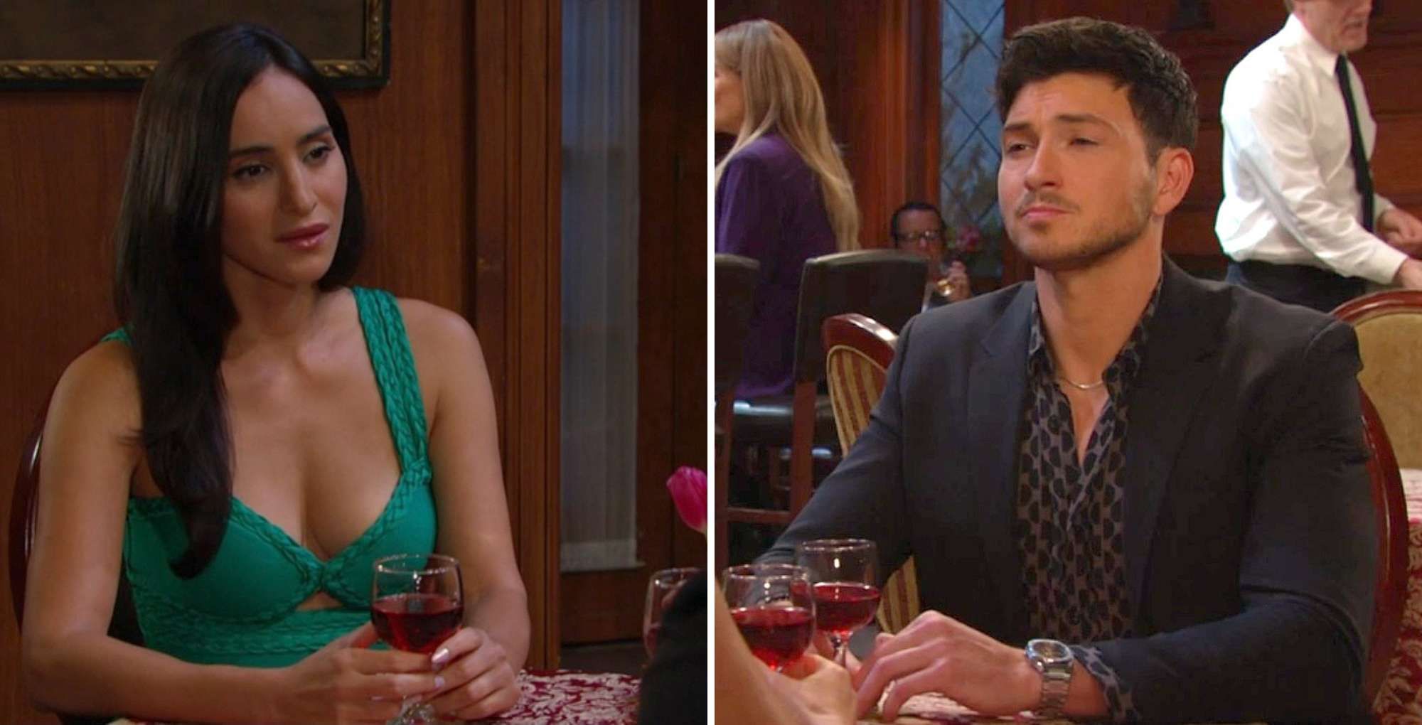 Days of Our Lives&#039; Gabi and Alex. | Image Source: Peacock