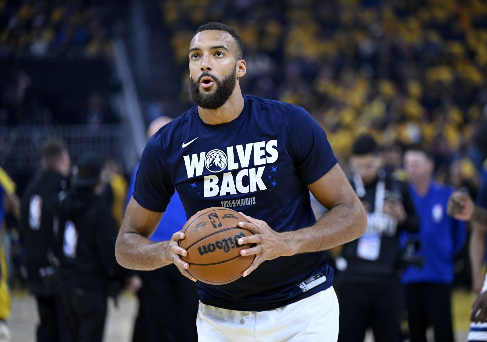 NBA Playoffs: Pre-game of Timberwolves vs Warriors in San Francisco - Source: Getty