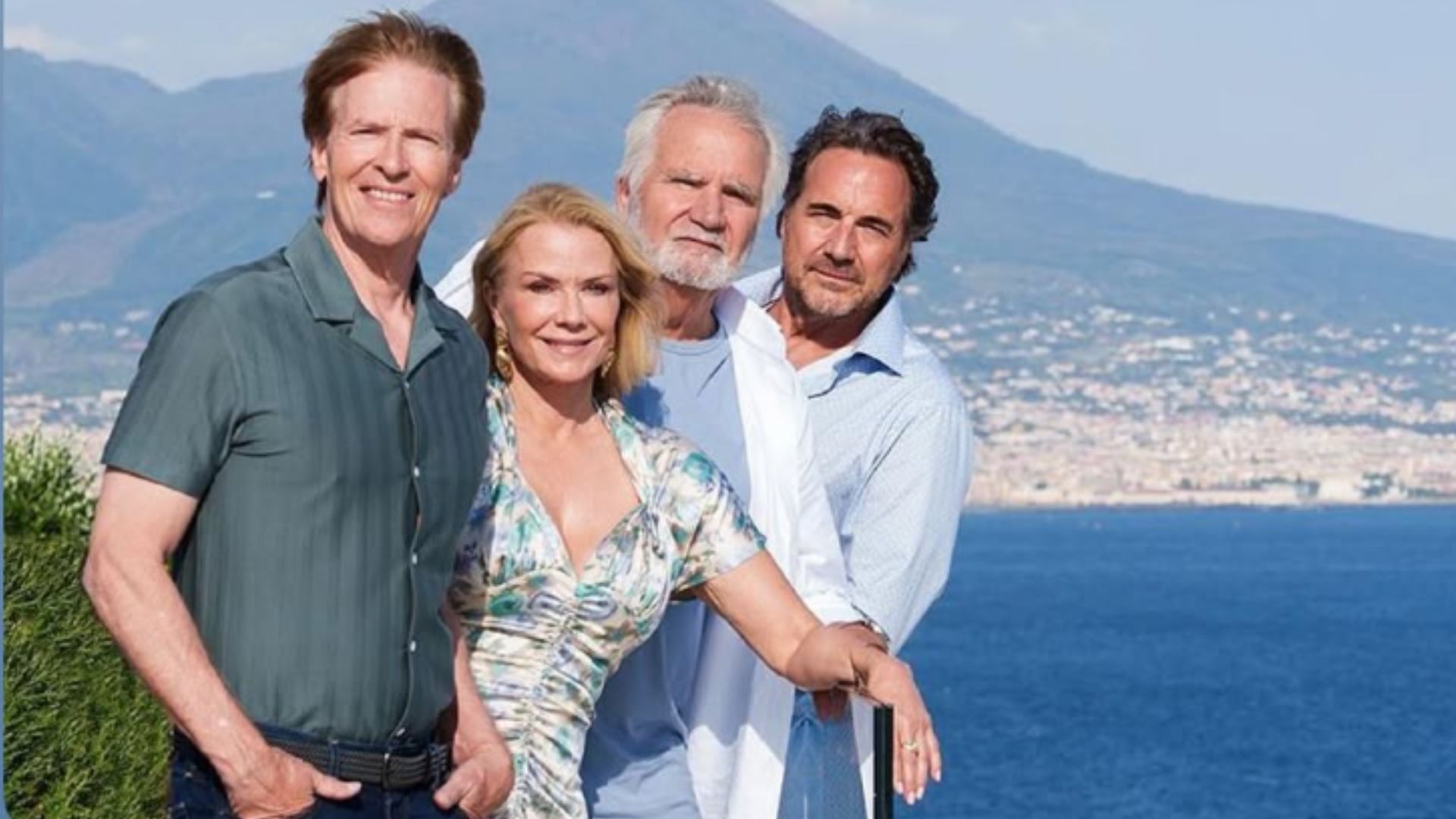Jack Wagner, Katherine Kelly Lang, John McCook, and Thorsten Kaye of The Bold and the Beautiful | Image: @qui_mediasetJack Wagner, Katherine Kelly Lang, John McCook, and Thorsten Kaye of The Bold and the Beautiful | Image: @qui_mediaset