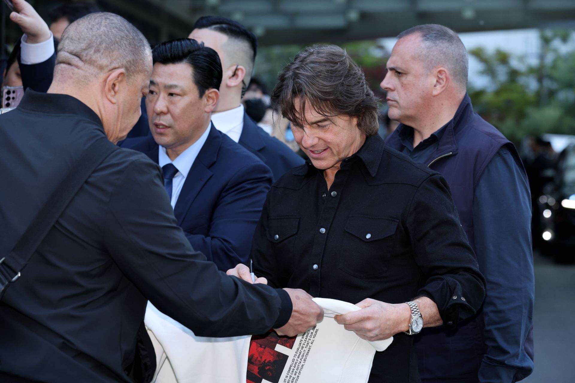 Tom Cruise Arrives In Seoul - Source: Getty
