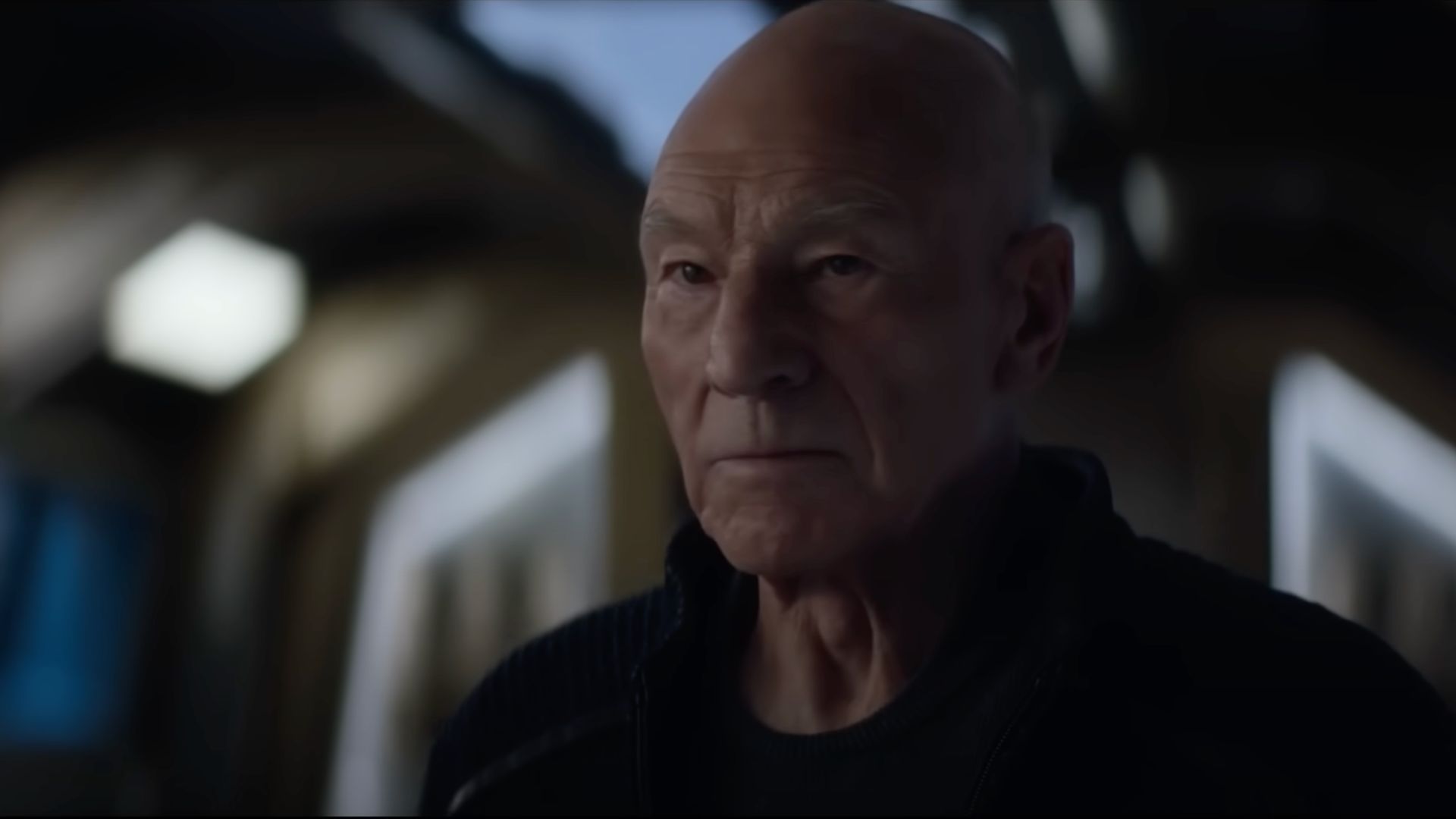 Patrick Stewart played Jean Luc-Picard in Star Trek (Image via YouTube/Paramount Plus)