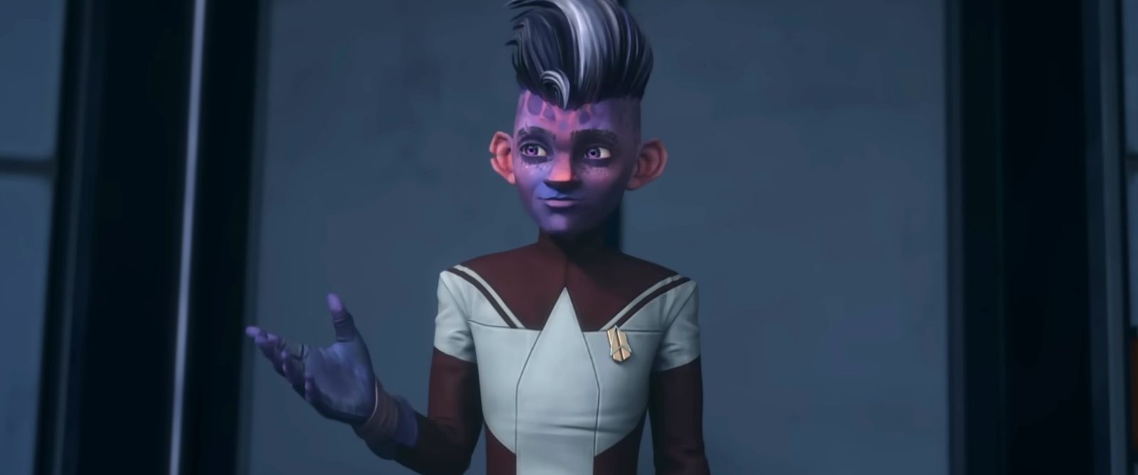 With potential (great) future arcs, legacy characters like Admiral Janeway returned in Prodigy to set up the third season&ndash; Star Trek felt like it could see future hands everywhere. (Image source: YouTube/Star Trek)