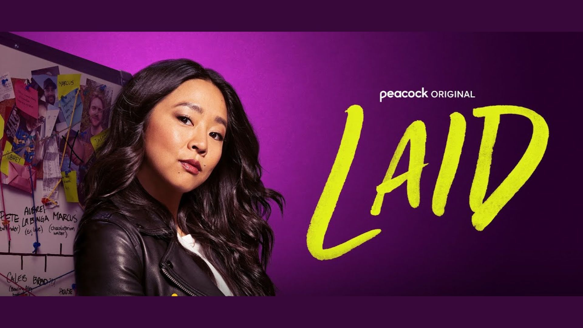 Promotional poster for Laid | Image via Peacock