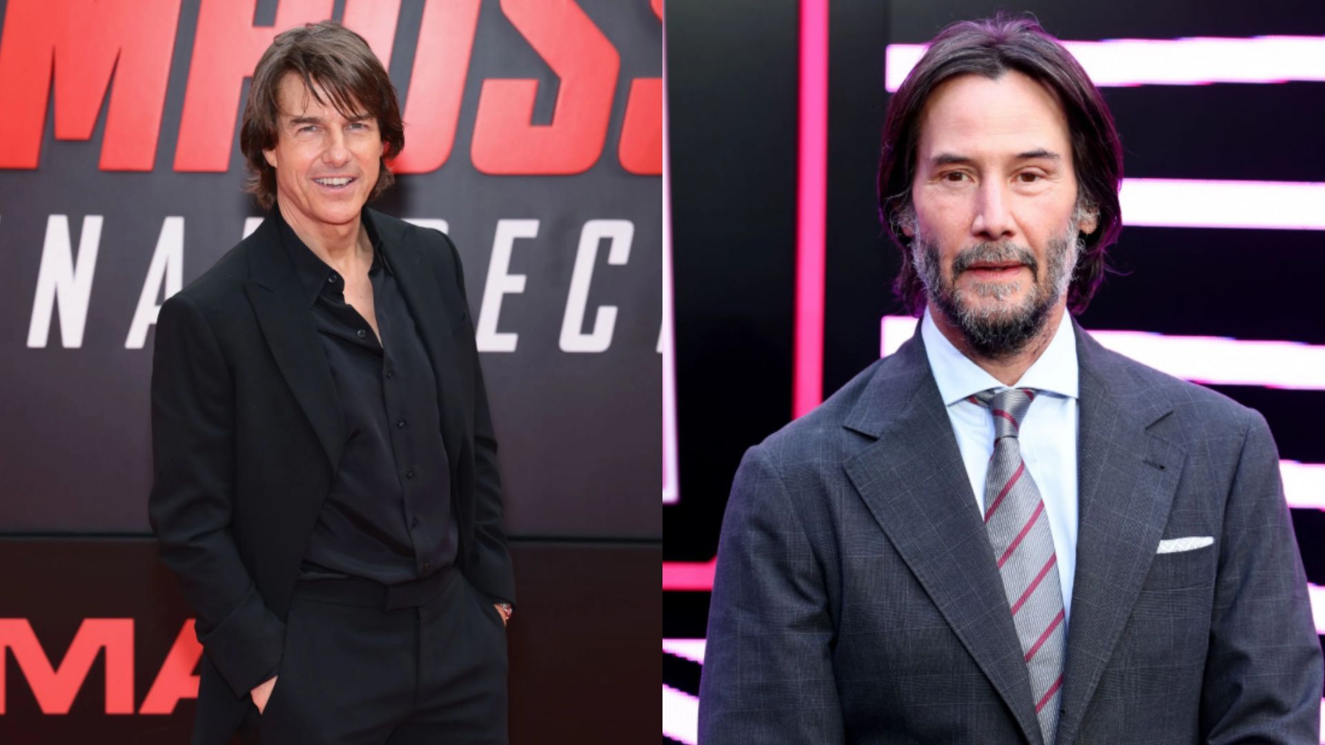 Tom Cruise and Keanu Reeves (Images via Getty)