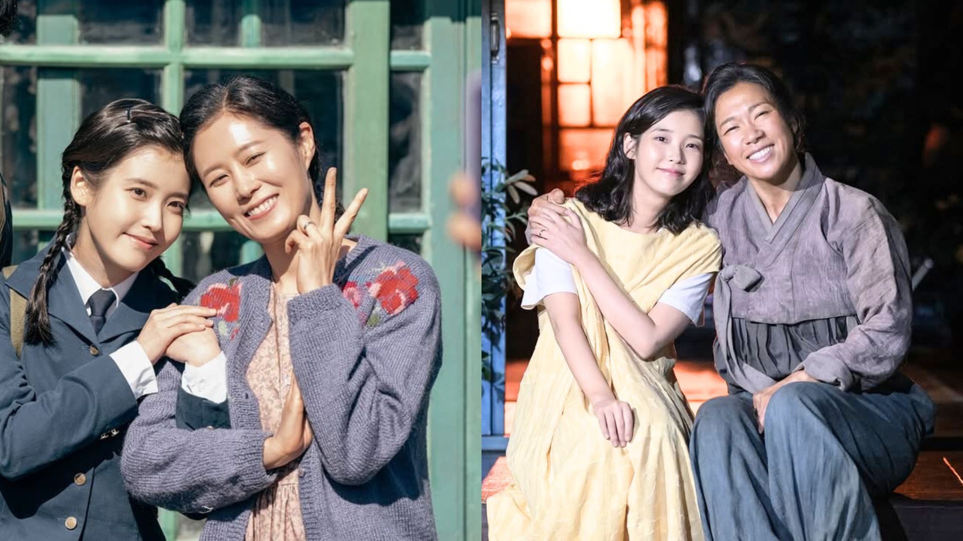 IU with Moon So-ri and Yeom Hye-ran in When Life Gives You Tangerines | Image via Instagram: netflixkr
