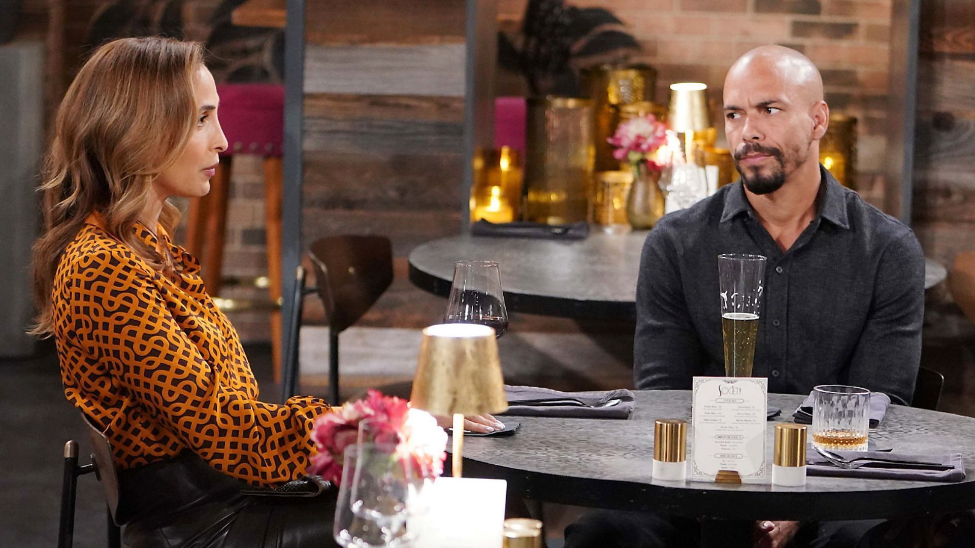 Lily and Devon discuss Damian at Society | Image: JPI