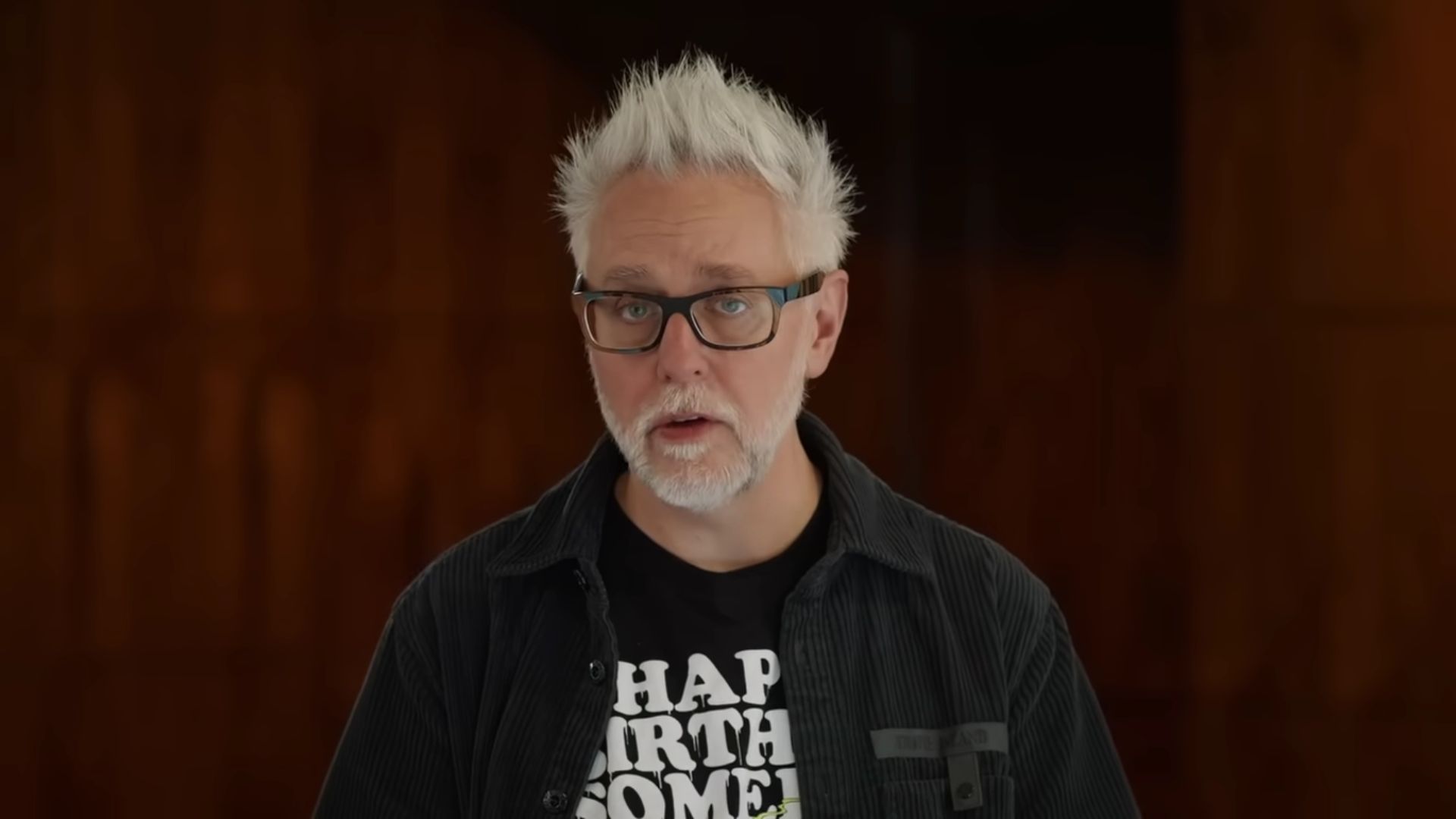 James Gunn in the January 2023 DCU announcement video | Image source: DC YouTube Channel