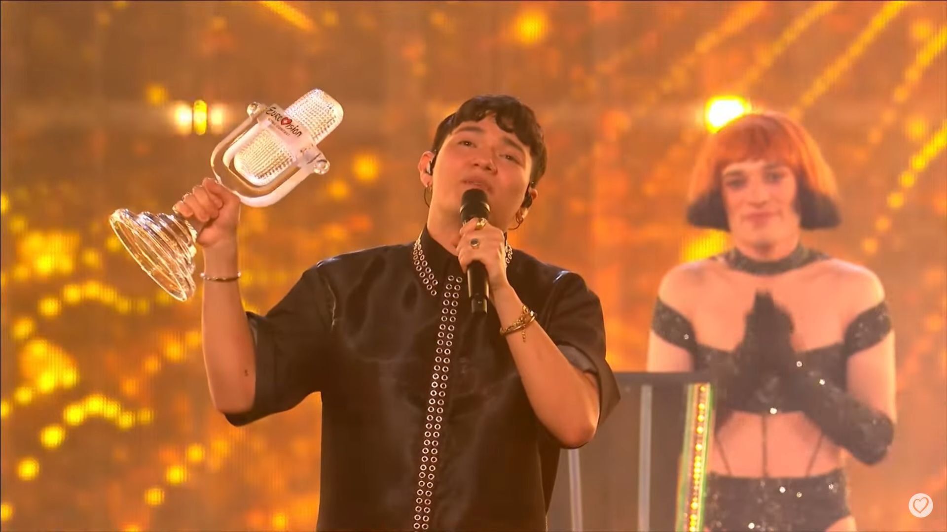 JJ from Austria on Eurovision 2025 (Image via YouTube/ @EurovisionSongContest)