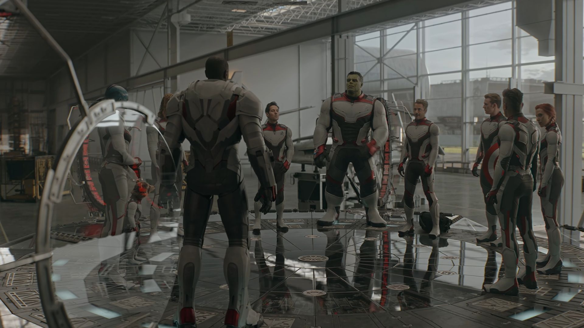 Avengers assembled moments before the time heist