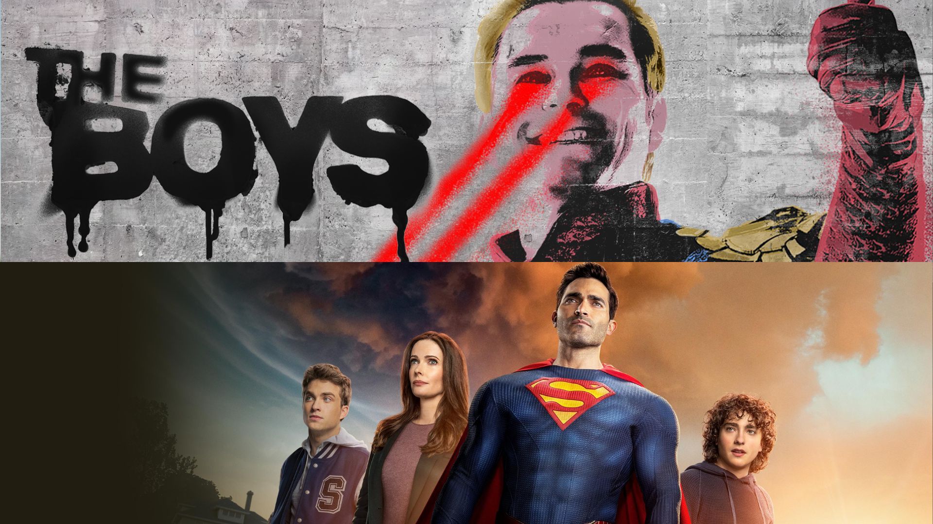 Exclusive Streaming of The Boys and Superman &amp; Lois in Prime Video | Images via Prime Video