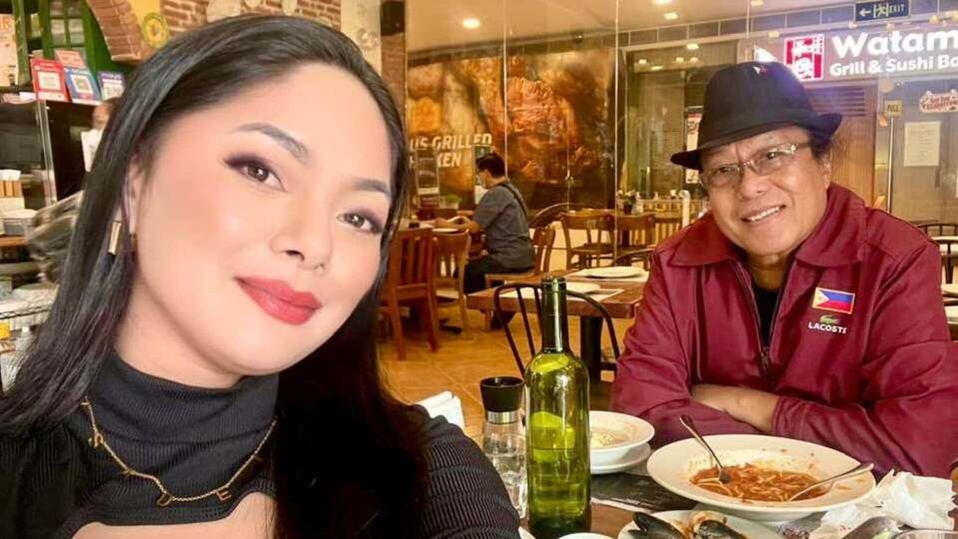 Jovie Albao [L] with her husband and Filipino legend, Freddie Aguilar [R] (Image via Facebook/Freddie Aguilar)