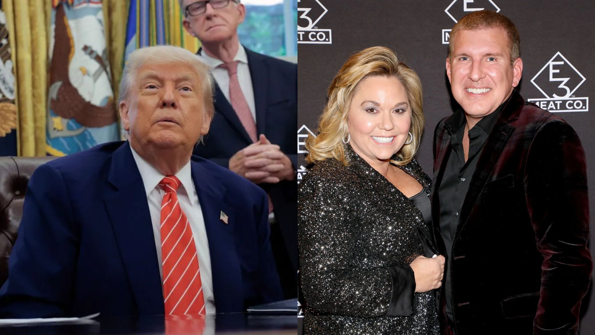 Trump to pardon Todd and Julie Chrisley (Image via Getty)