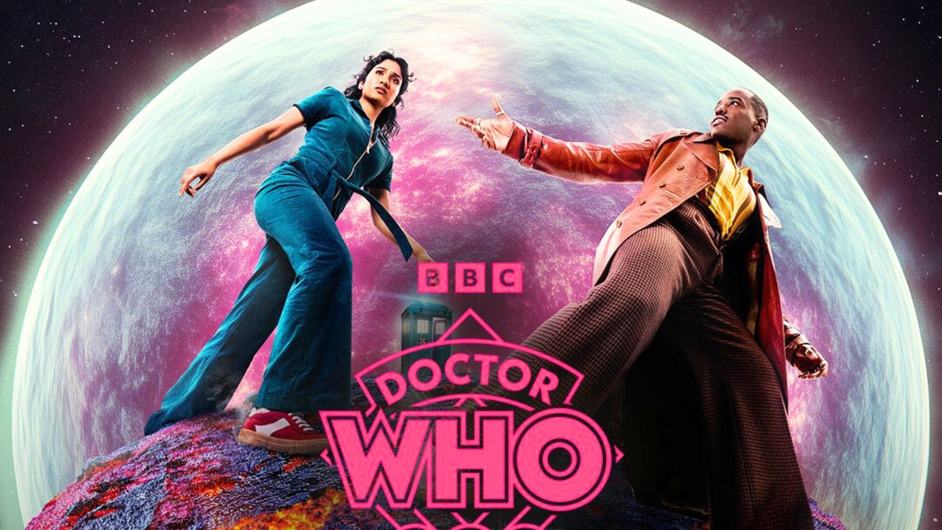 Varadu Sethu and Ncuti Gatwa in Doctor Who | Image via Instagram: bbcdoctorwho
