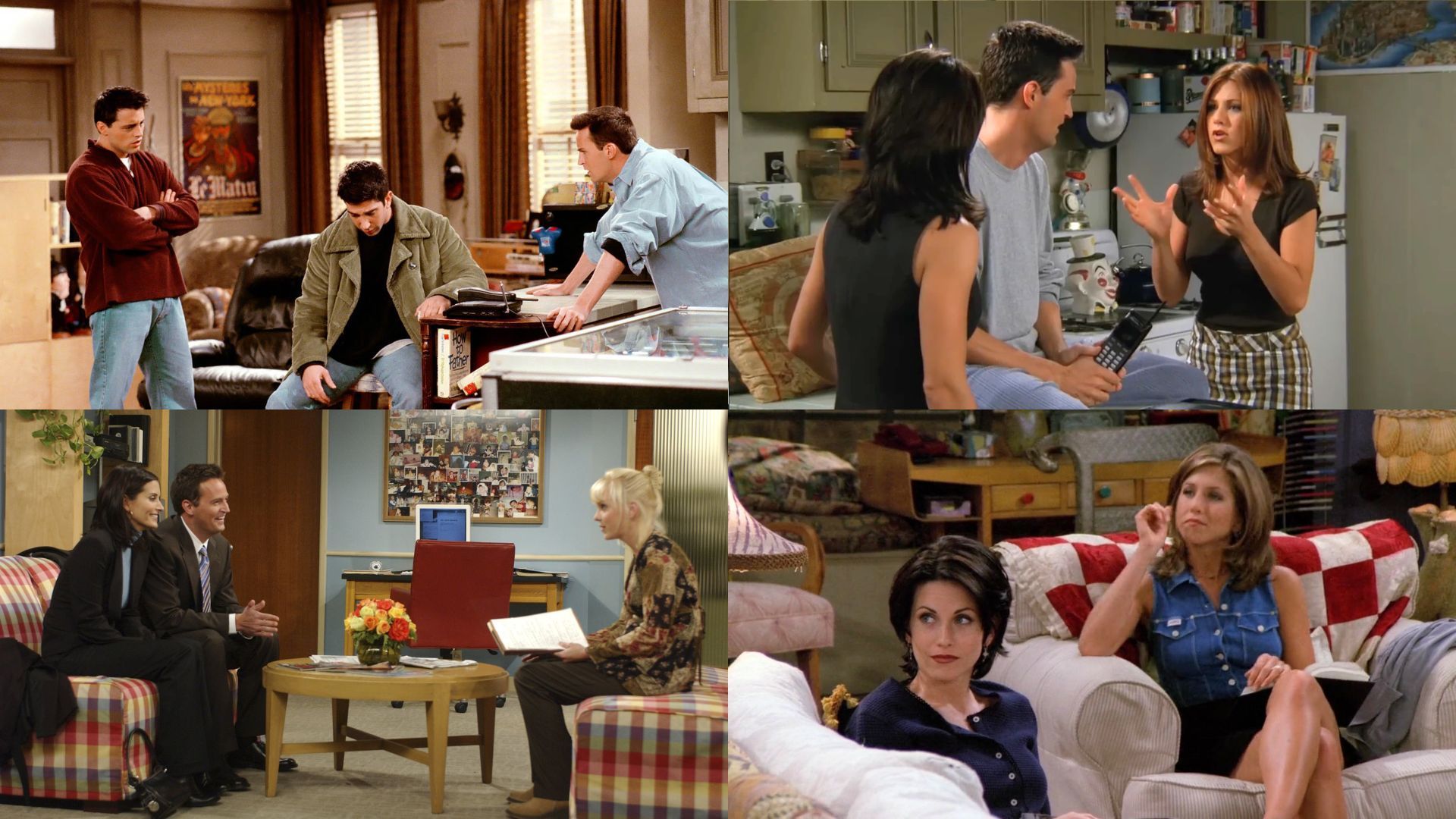 Friends episodes that dealt with serious issues | Images via Netflix 