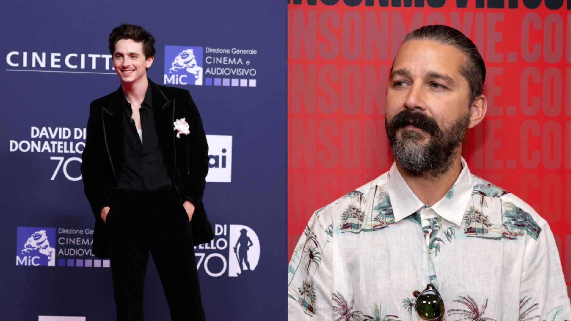 Shia LaBeouf reportedly shares email exchange between him and Timoth&eacute;e Chalamet (Image via Getty)