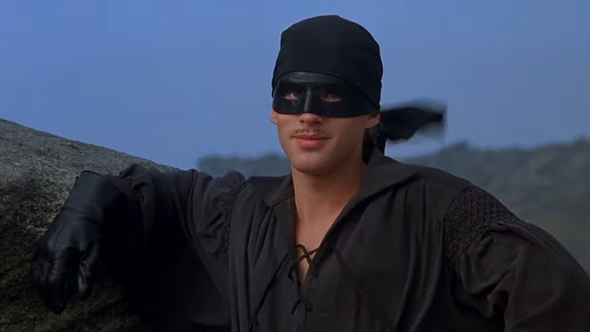 Cary Elwes as Westley, aka the Dread Pirate Roberts
