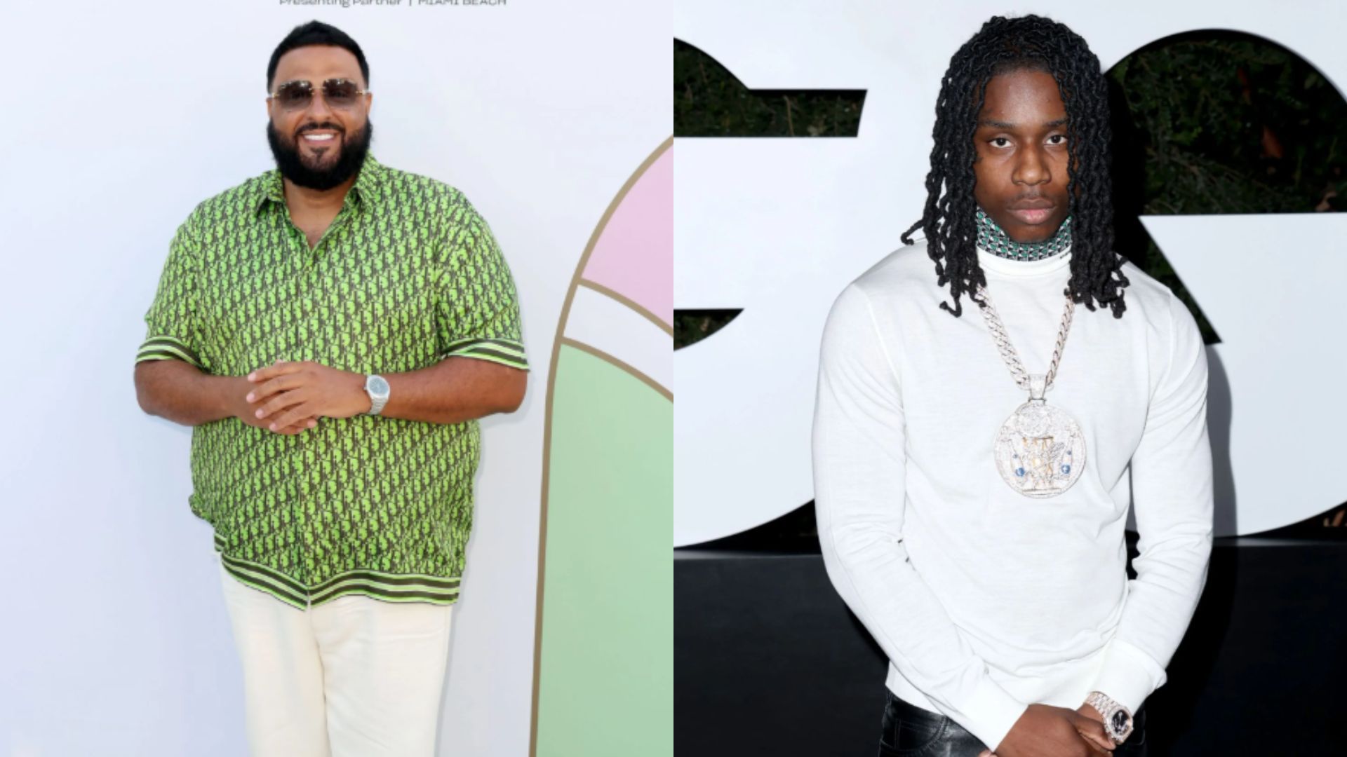 DJ Khaled and Polo G (Images via Getty)