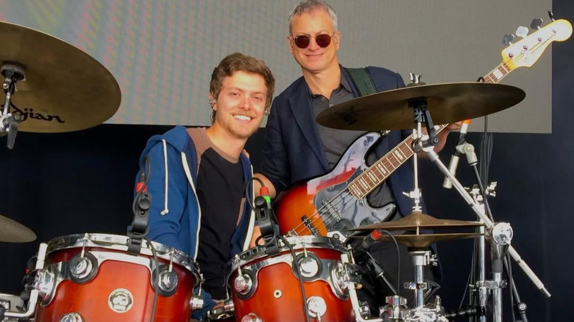Gary Sinise with his late son Mac Sinise (Image via Instagram/@garysiniseofficial)