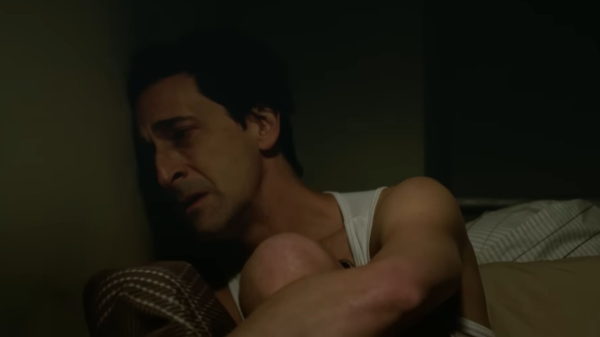 Adrien Brody as L&aacute;szl&oacute; T&oacute;th in The Brutalist