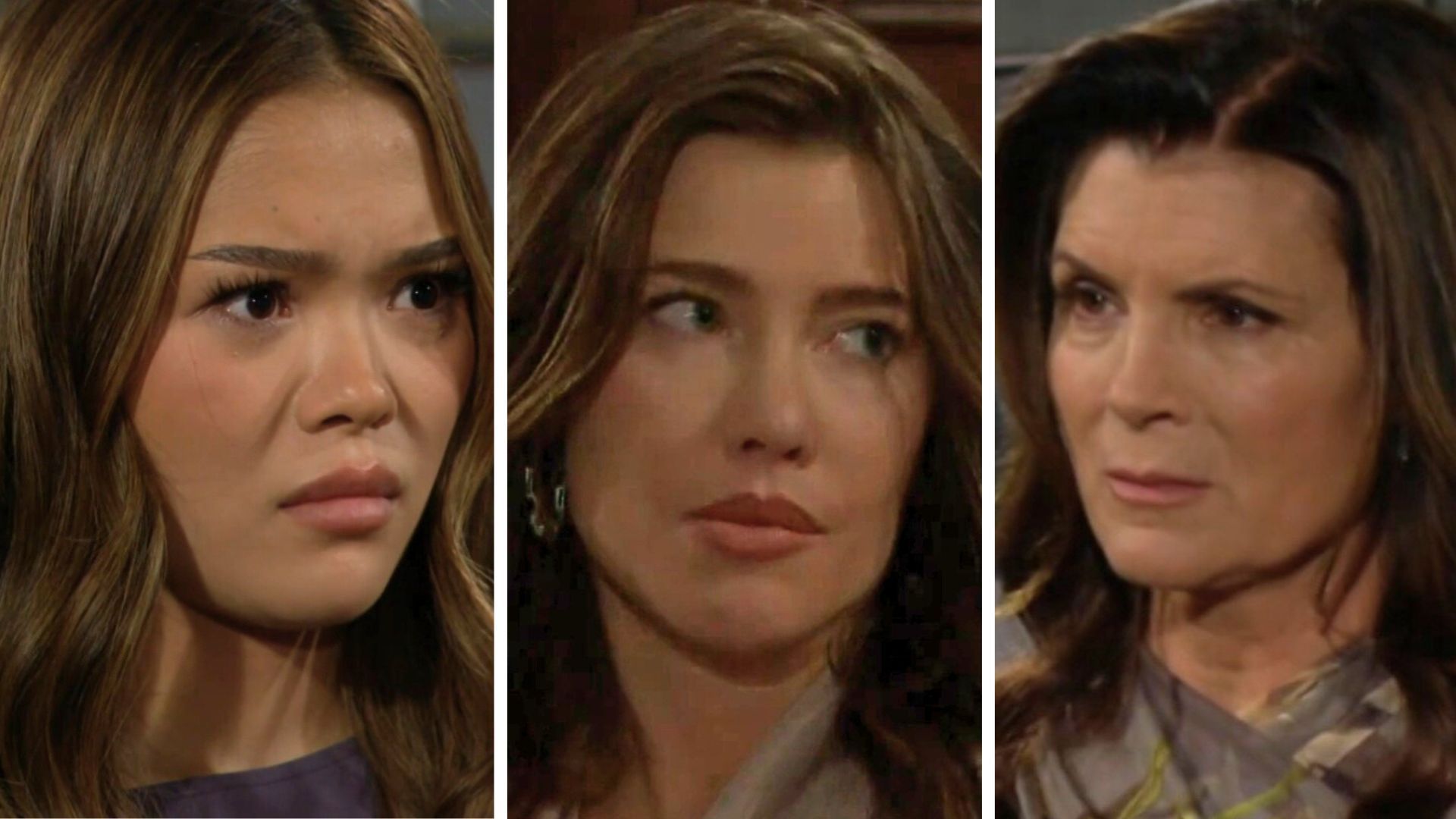 Luna, Steffy, and Sheila on The Bold and the Beautiful | Images: CBS