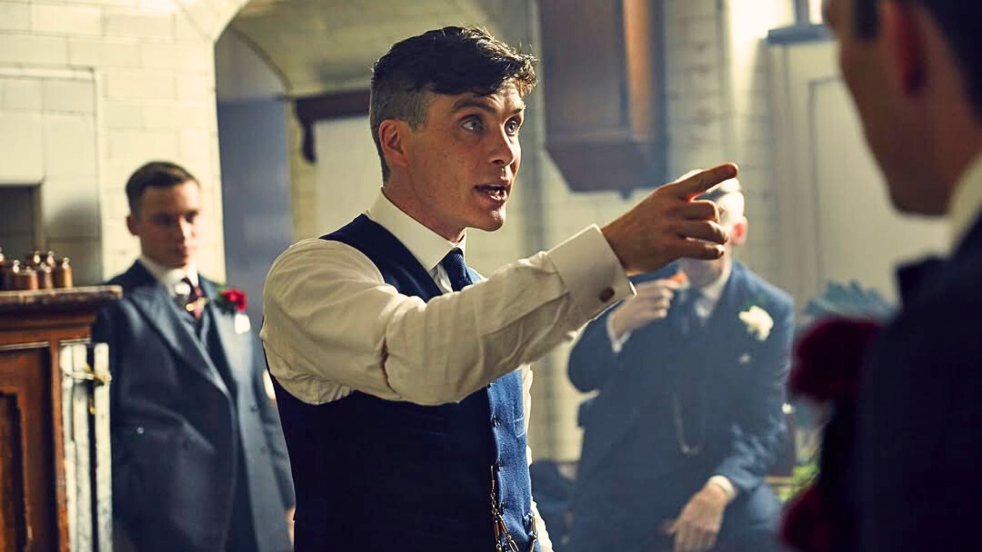 Tommy Shelby in Peaky Blinders (Image via Instagram/@peakyblindersofficial)