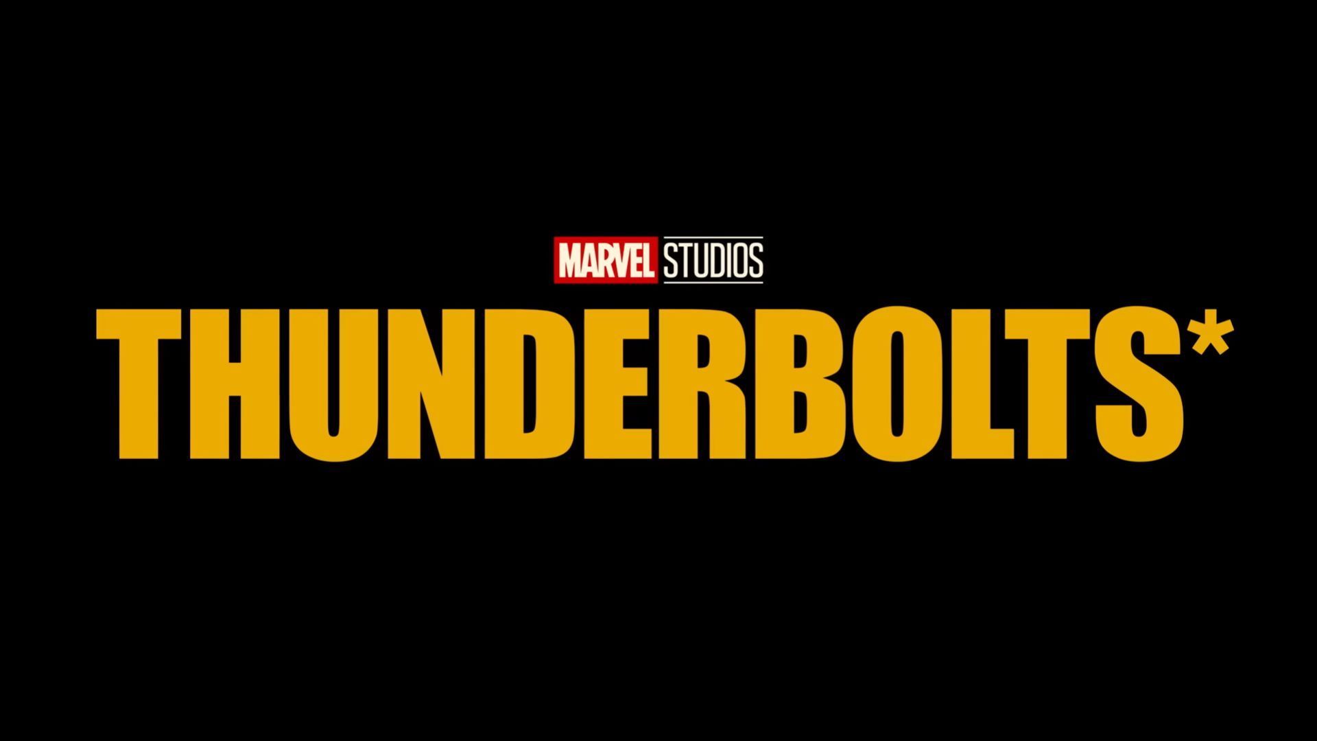 The Thunderbolts* logo