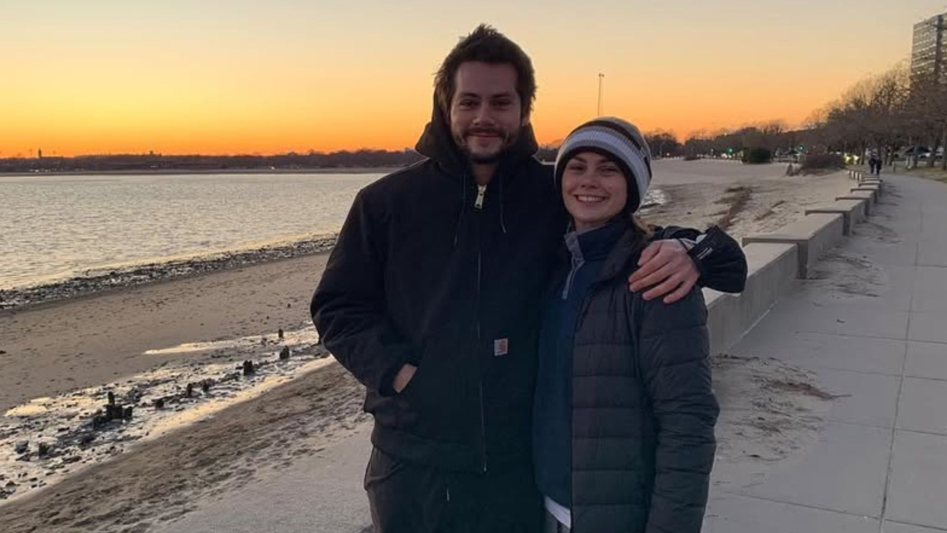 Dylan O&rsquo;Brien with Julia O&rsquo;Brien (Image via Instagram/@julzbob417)