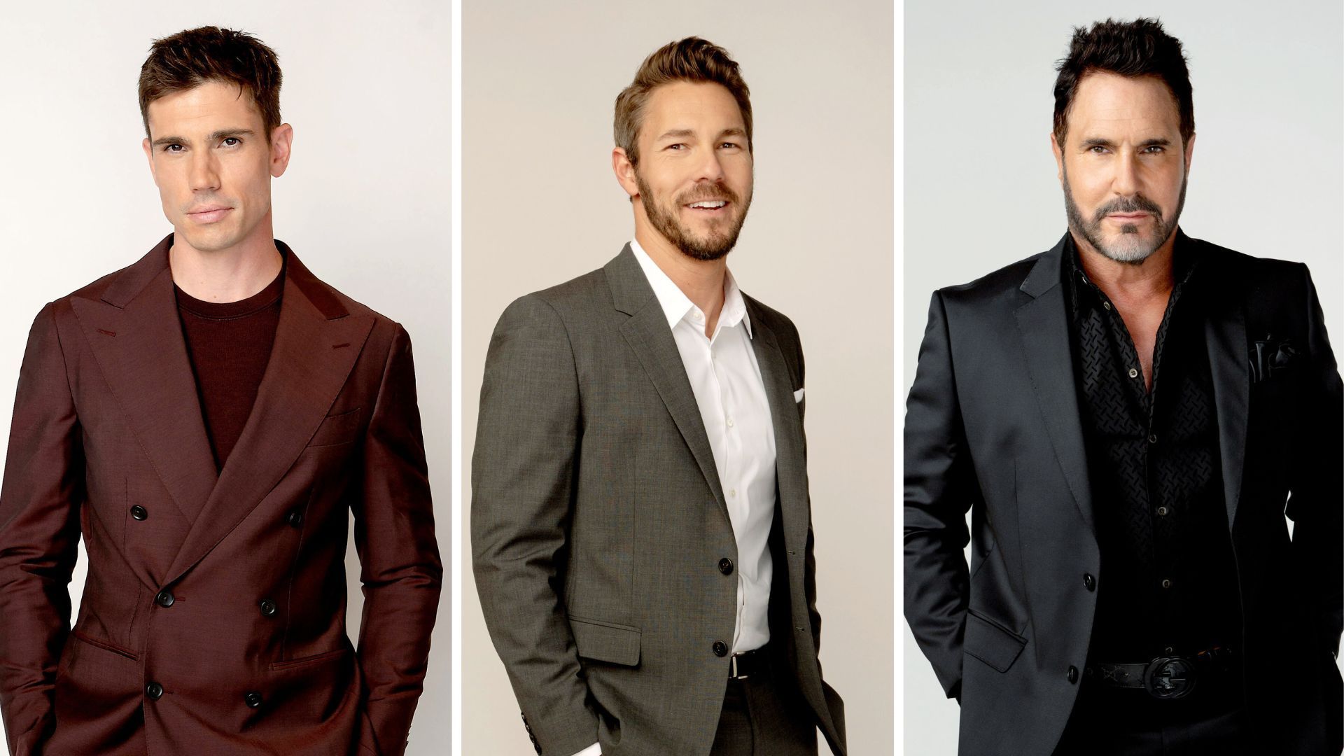 Finn, Liam, and Bill on The Bold and the Beautiful | Image: Paramount Press