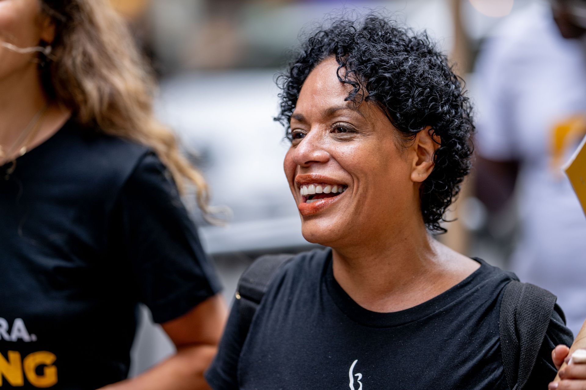 SAG-AFTRA Members Maintain Picket Lines Across New York City During Strike - Source: Getty