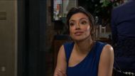 Audra (Zuleyka Silver) toyed with Kyle (Michael Mealor) on The Young and the Restless l Image: CBS