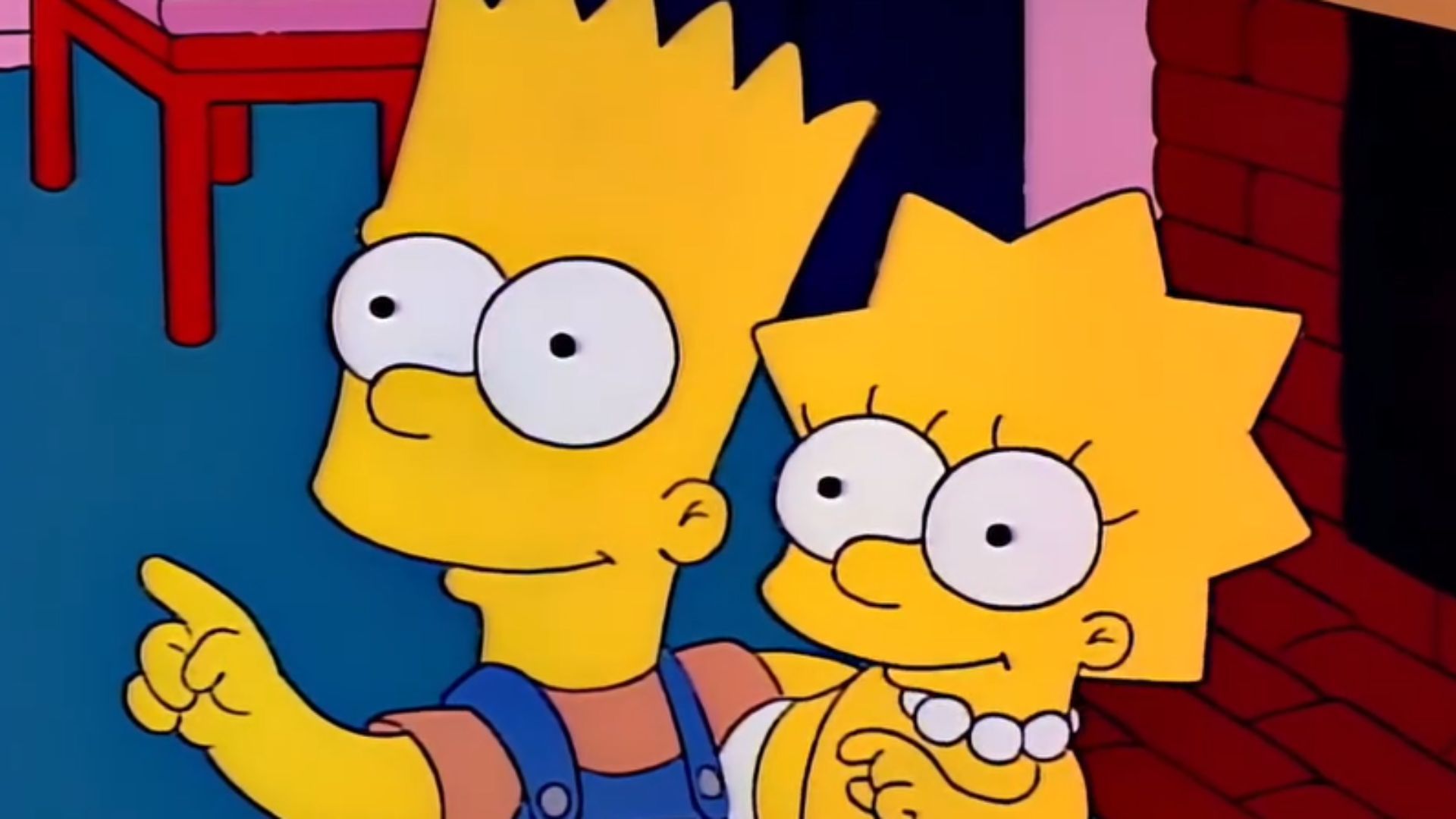 Lisa &amp; Bart as babies (Image via. thesimpsons / instagram)