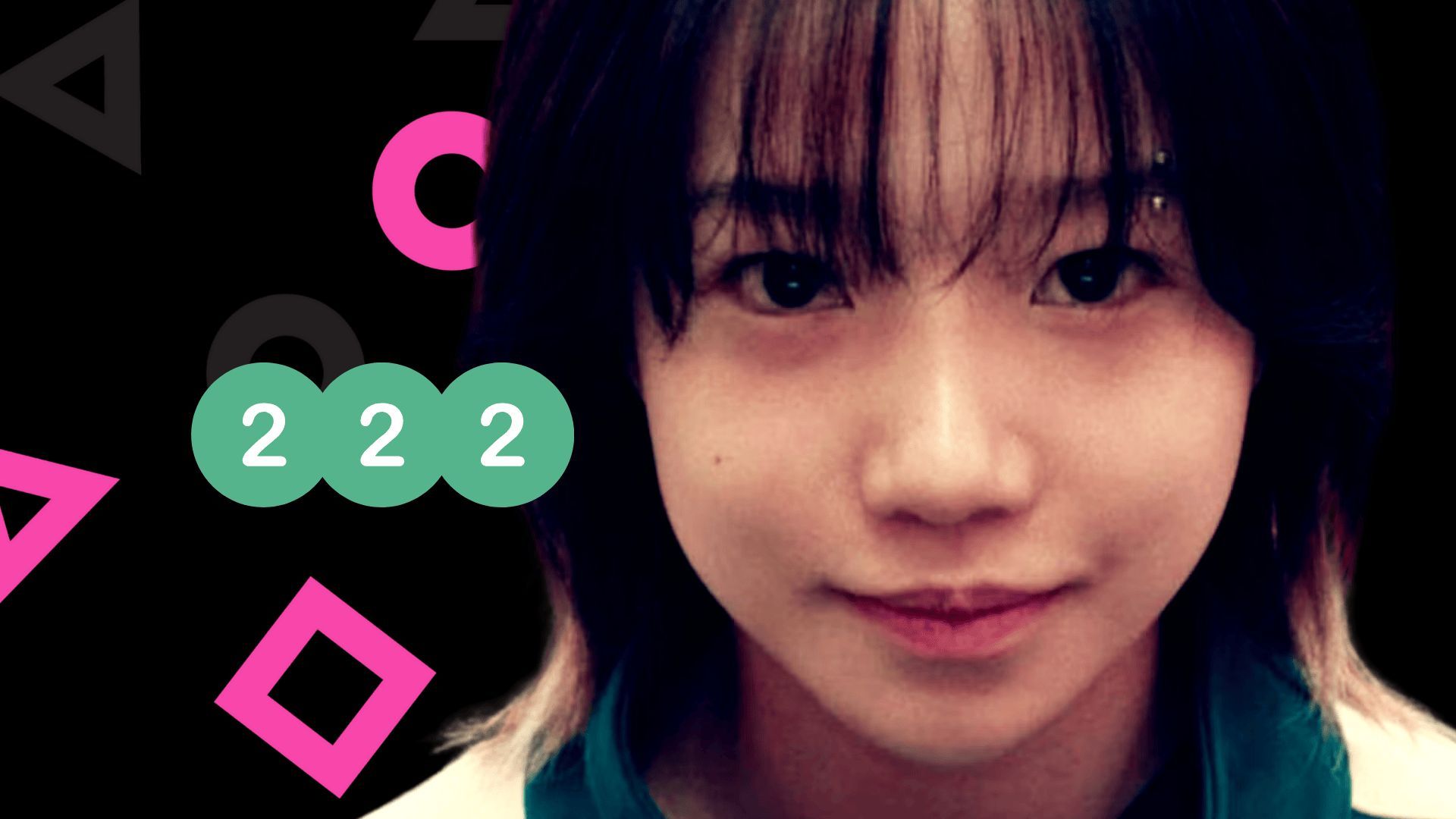 Player 222 from Squid Game | Image via: Netflix | Collage by Beatrix Kondo of Soap Central