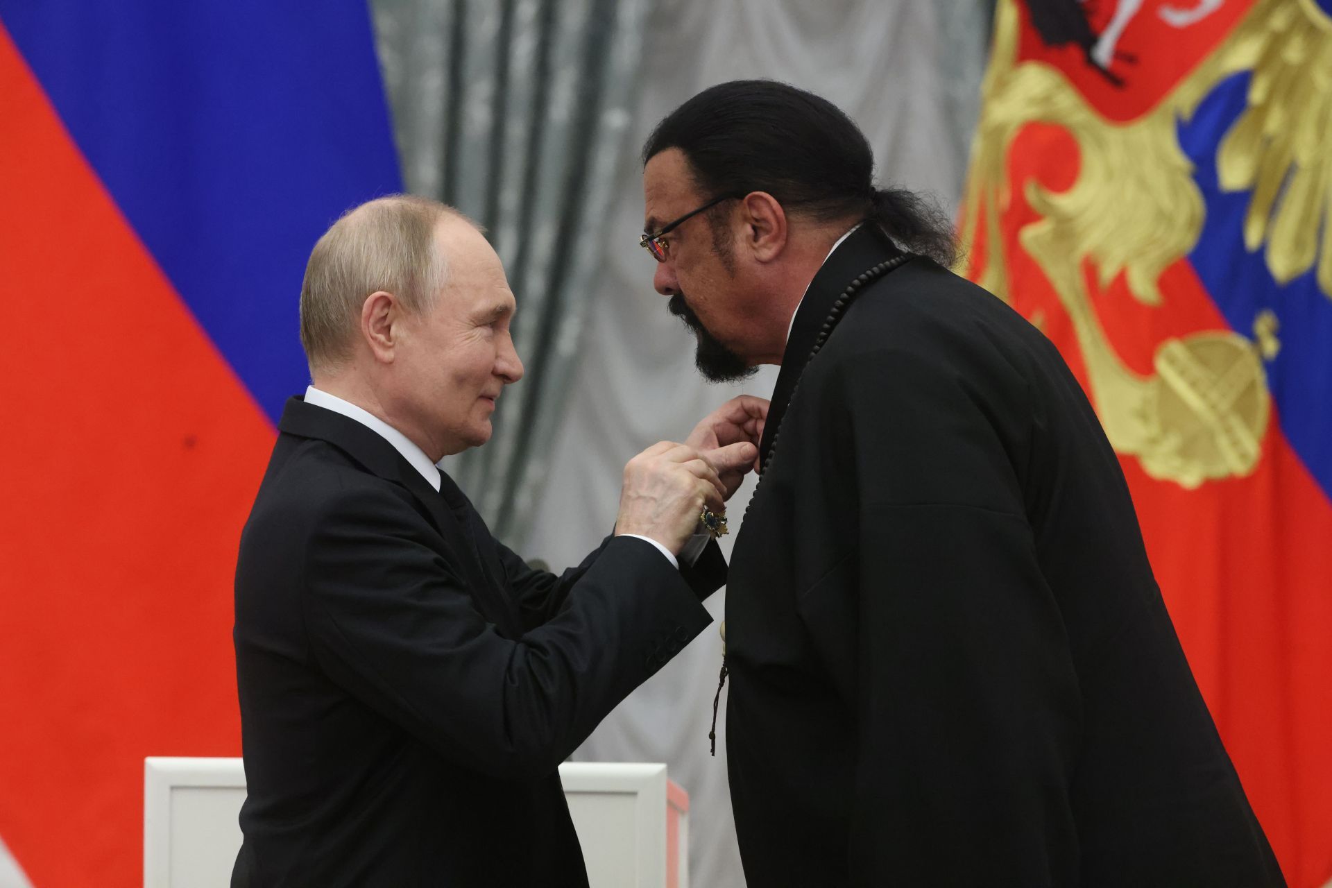 Putin Honours Russian Celebrites With Medals At The Kremlin Event - Source: Getty