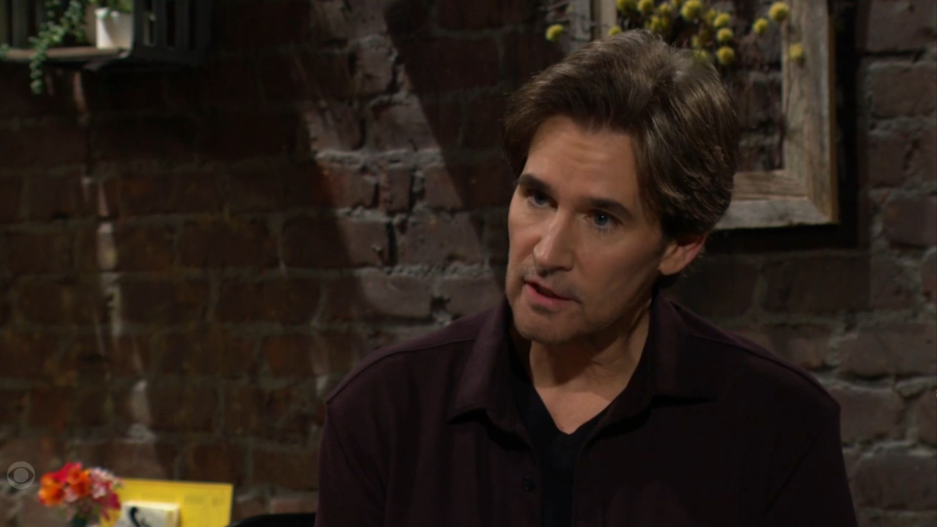 Cole (J. Eddie Peck) shared some good news on The Young and the Restless  l  Image: CBS