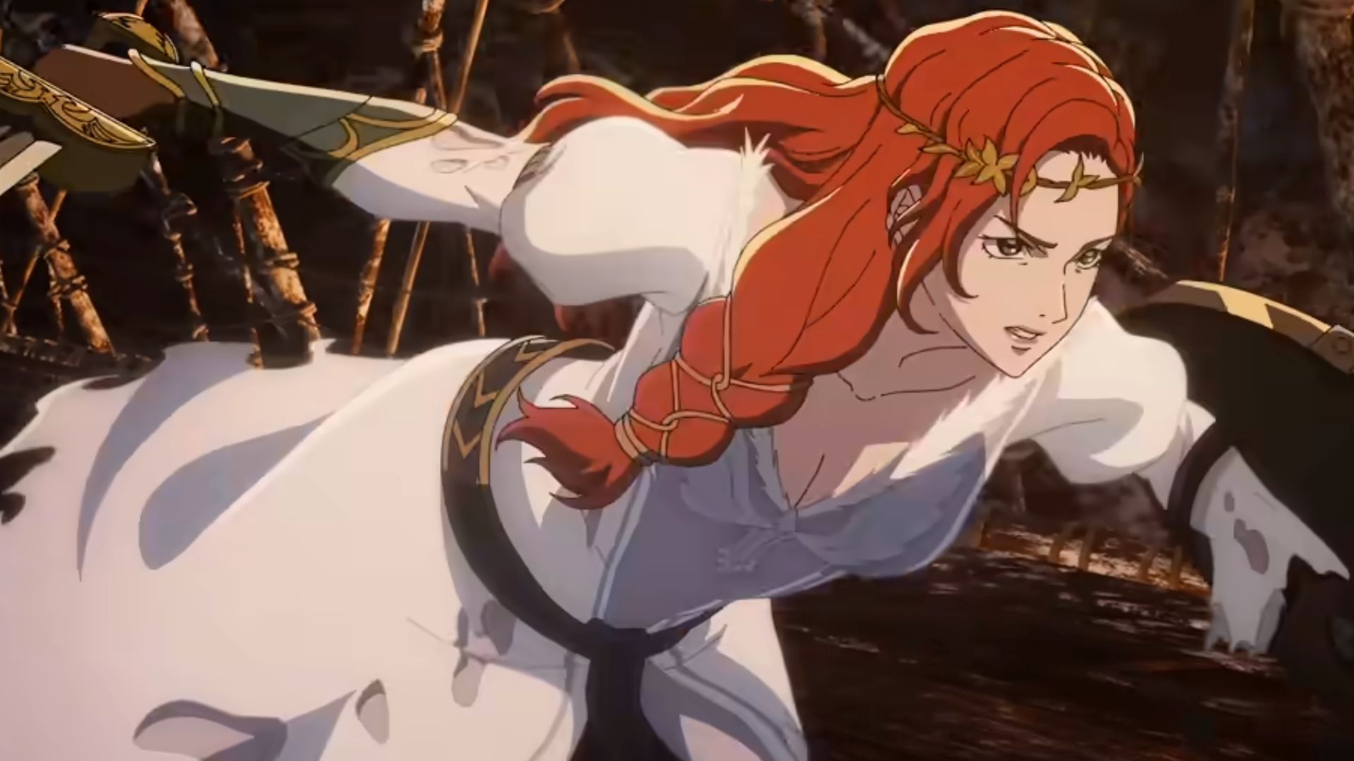 H&eacute;ra in LOTR: The War of the Rohirrim | Image via Warner Bros. Animation