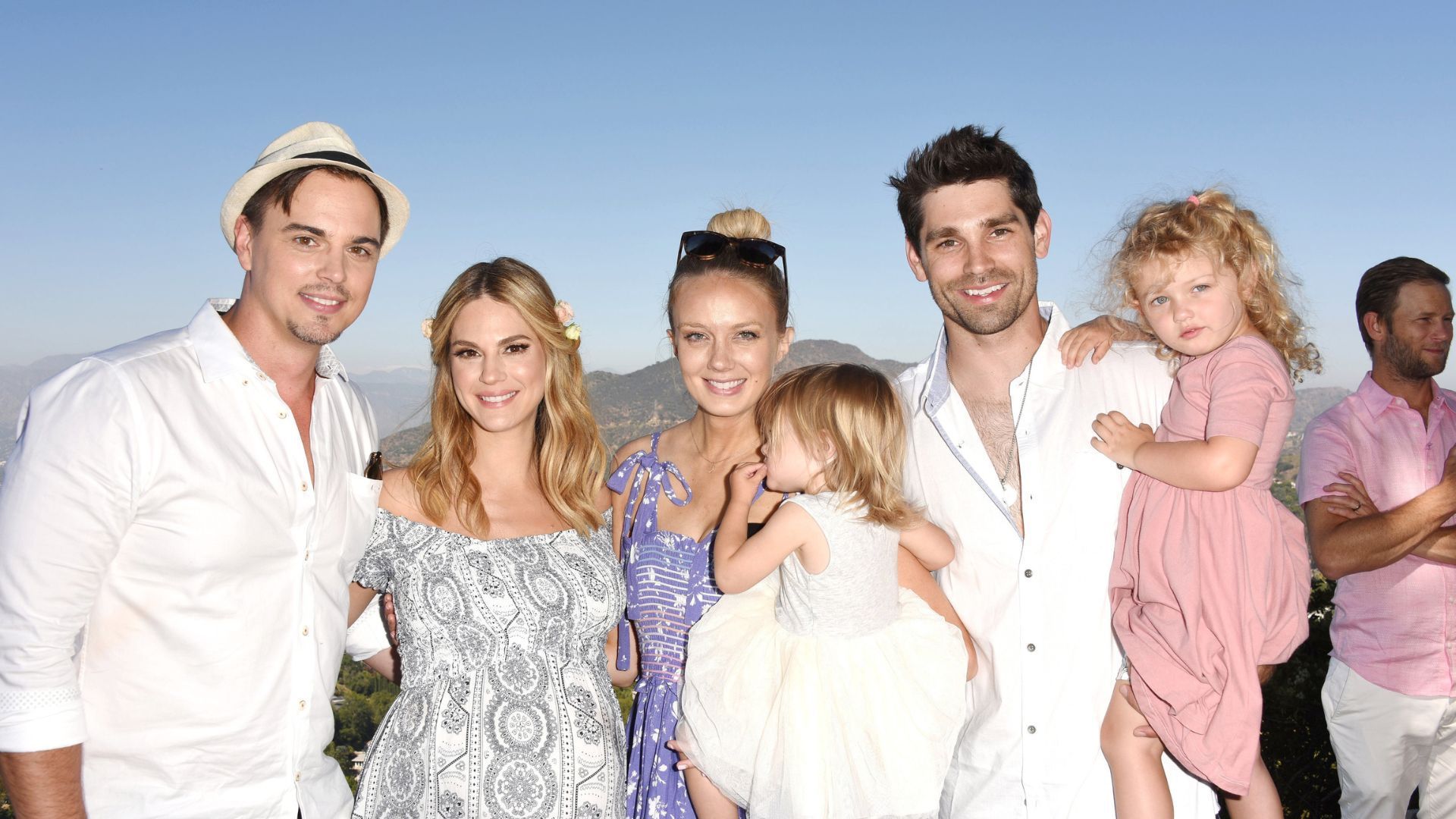 Melissa Ordway (Abby, The Young and the Restless), her husband Justin Gaston (ex-Chance) and their daughters experienced The Butterfly Effect   l  Image: JPI