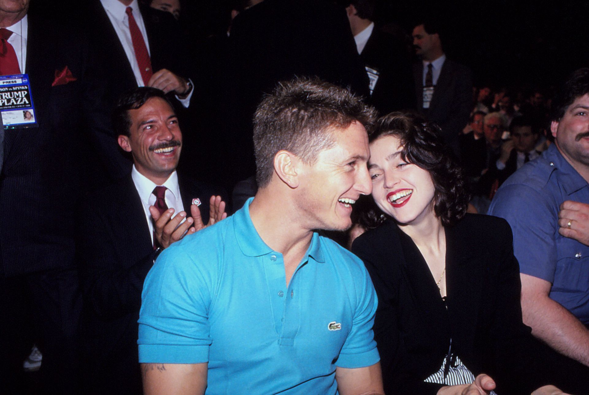 Sean Penn And Madonna In Atlantic City - Source: Getty