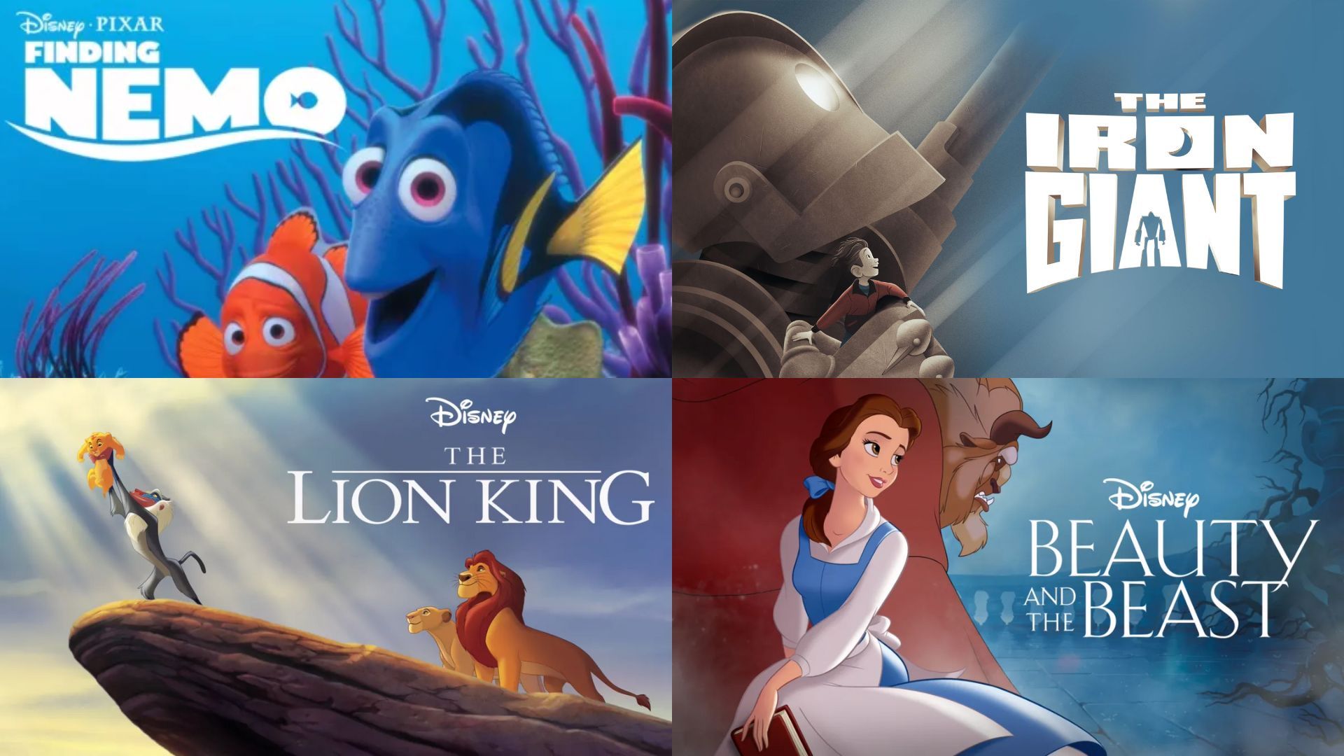Most Iconic Animated Movies | Images via Disney+ and Max