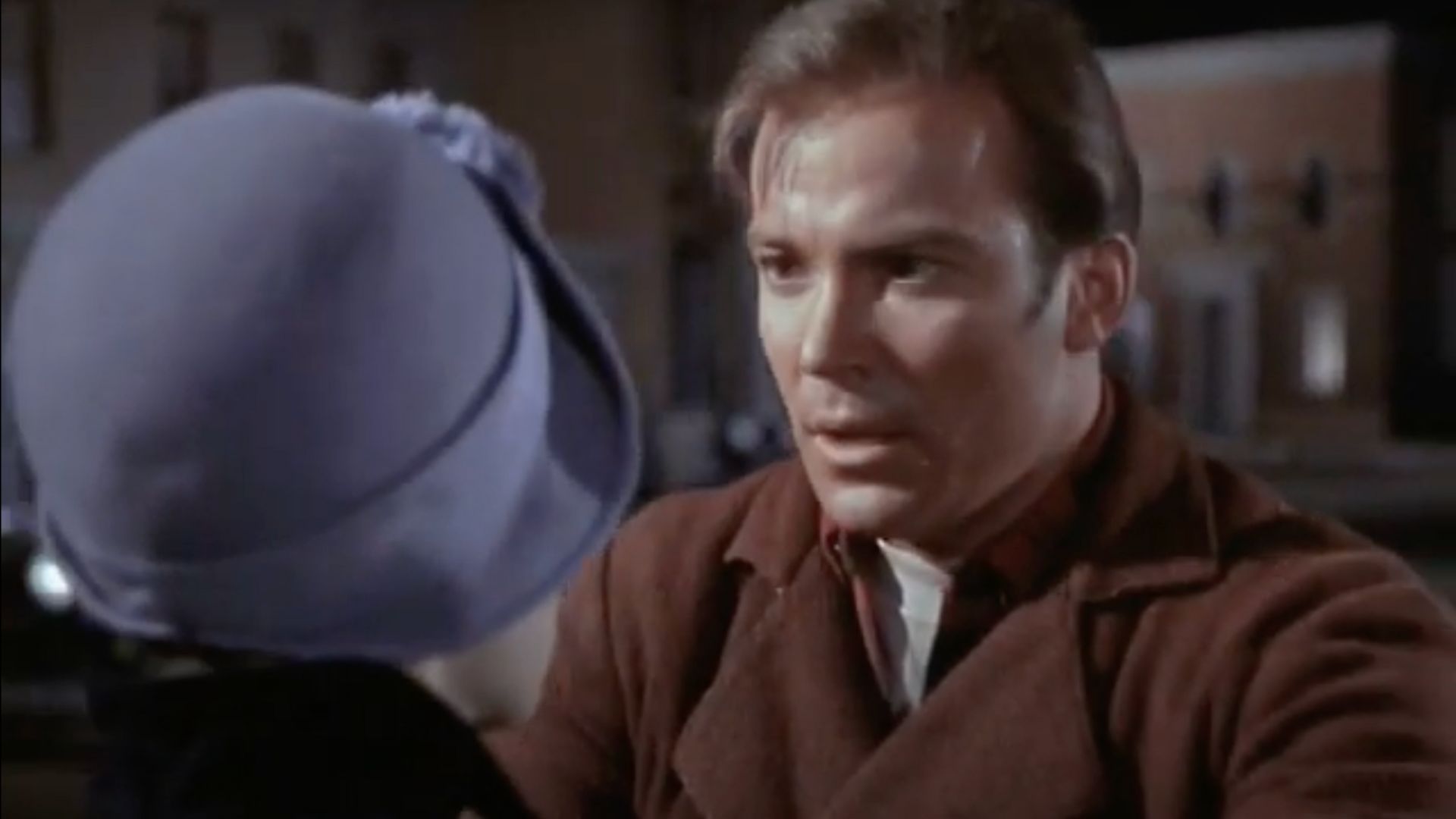 Captain Kirk and Edith Keeler in The City on the Edge of Forever (Image via YouTube/CBS)
