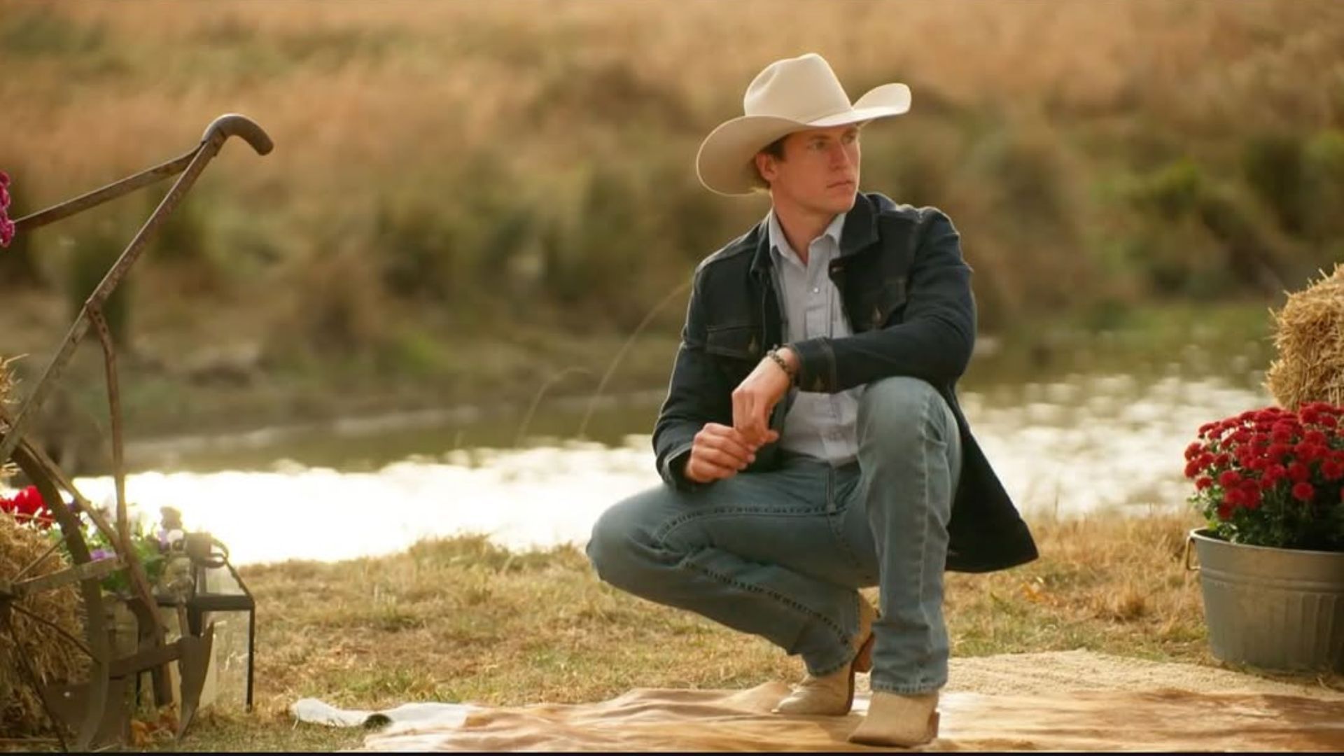 Colton on Farmer Wants a Wife (Image via Instagram/ @coltonhendricks54)