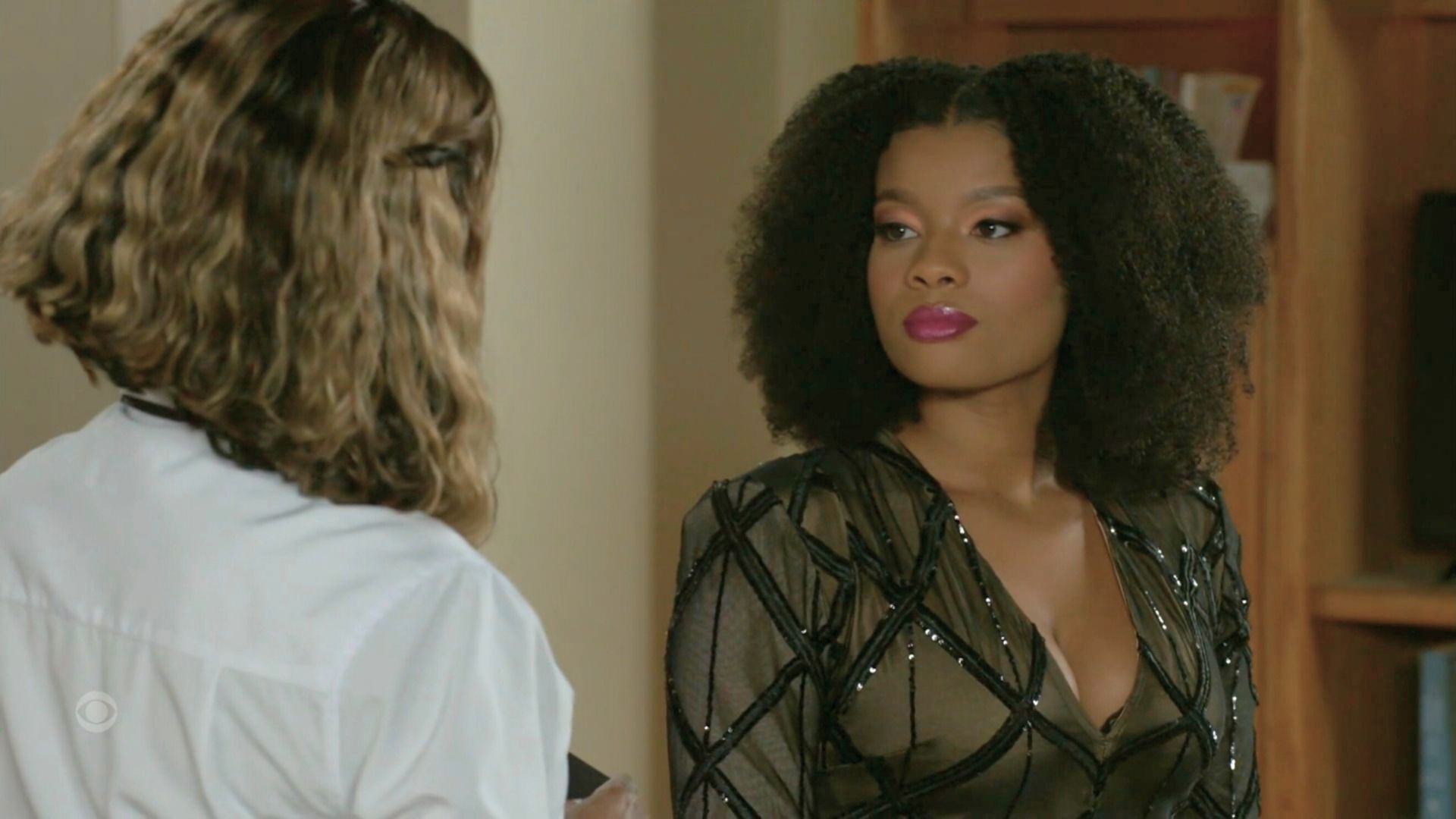 Beyond the Gates: Eva hates the plan | Image: CBS