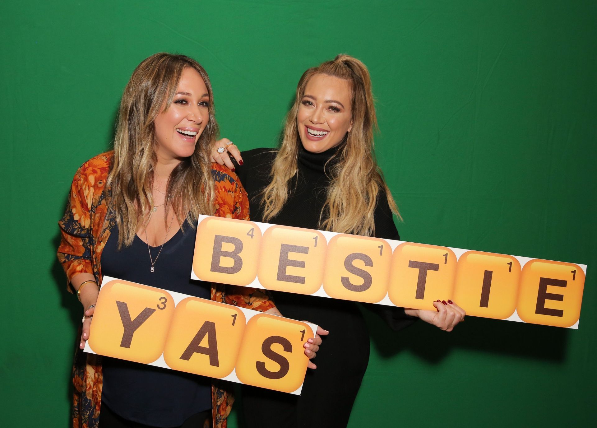 Hilary and Haylie Duff Host the Launch of Words with Friends 2 at Norah Restaurant - Source: Getty