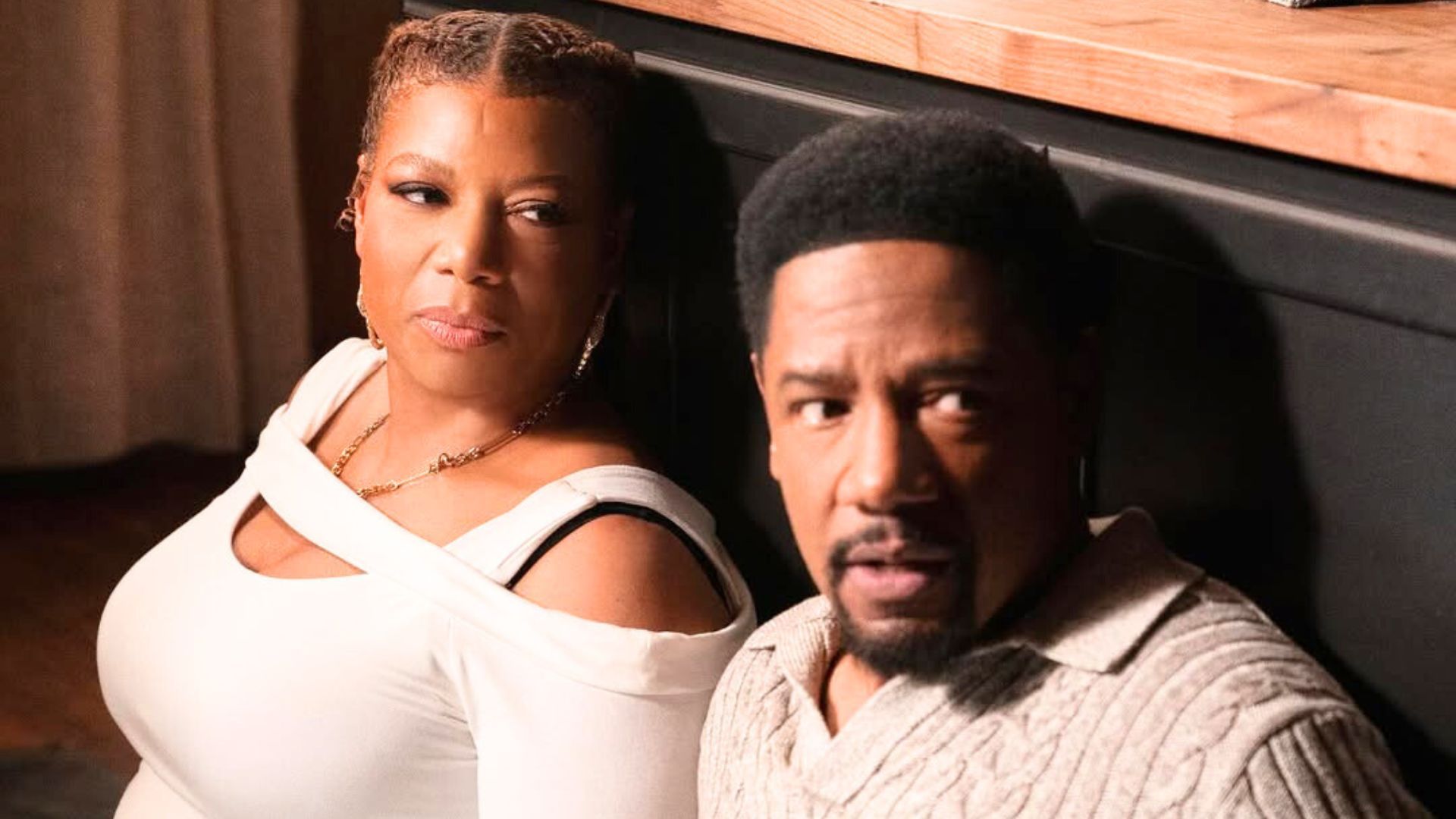 Queen Latifah with Tory Kittles in The Equalizer | Image via Instagram: theequalizercbs