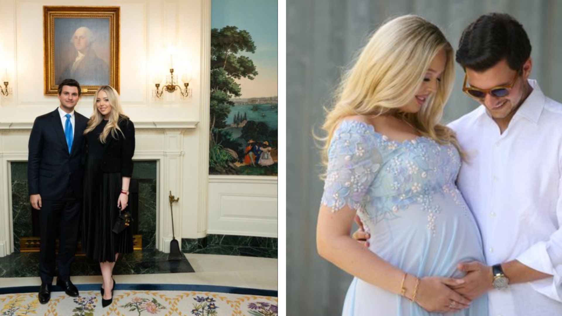 The Trumps celebrate as Tiffany Trump welcomes her first child (Image via X/@tiffanyatrump)