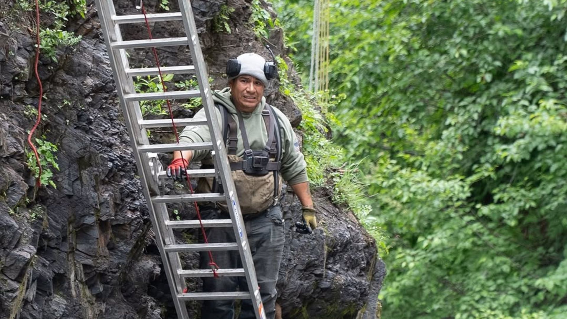 Carlos Miner on Gold Rush: White Water (Image via Instagram/ @goldrushtv)