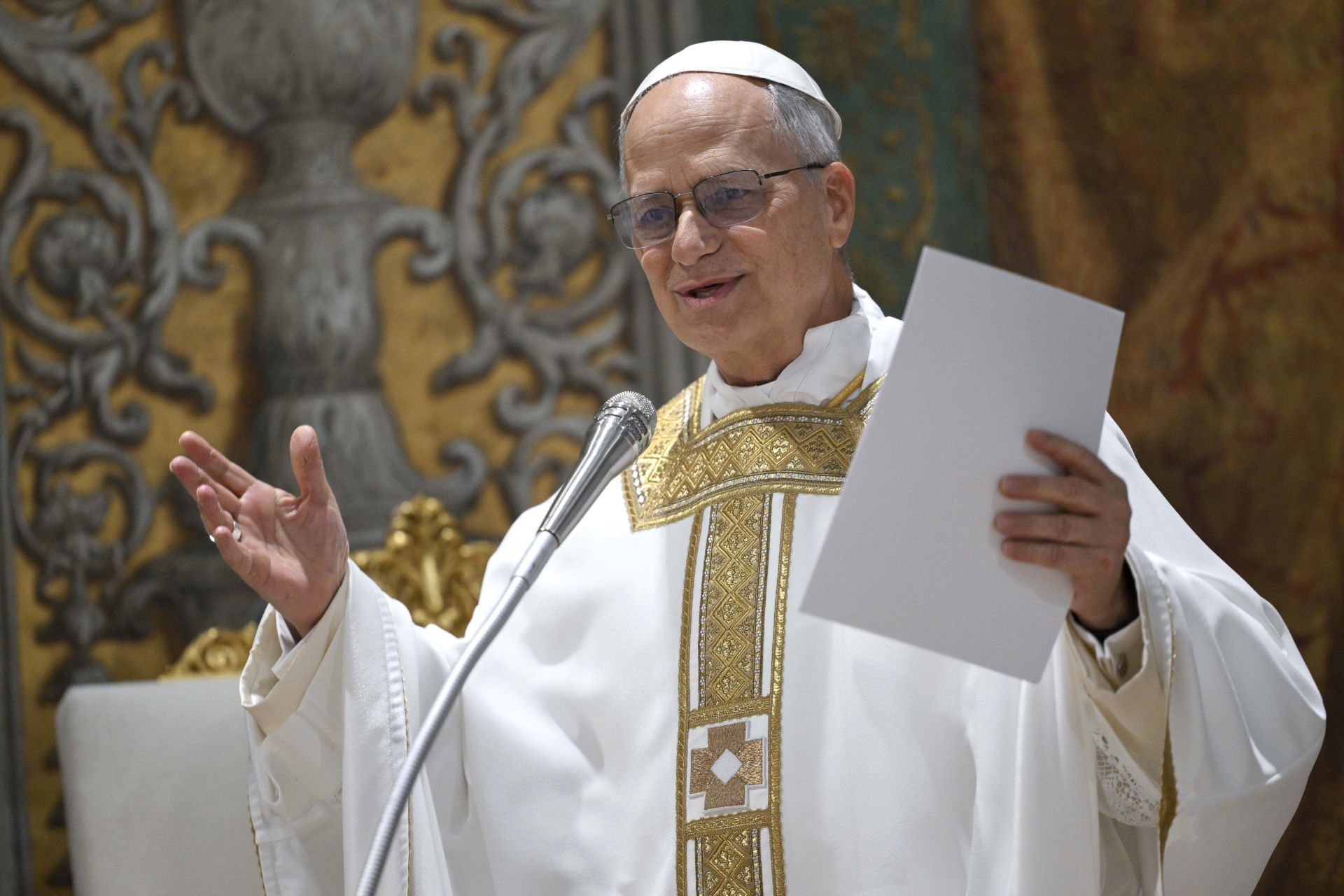 First Day Of Pope Leo XIV - Source: Getty